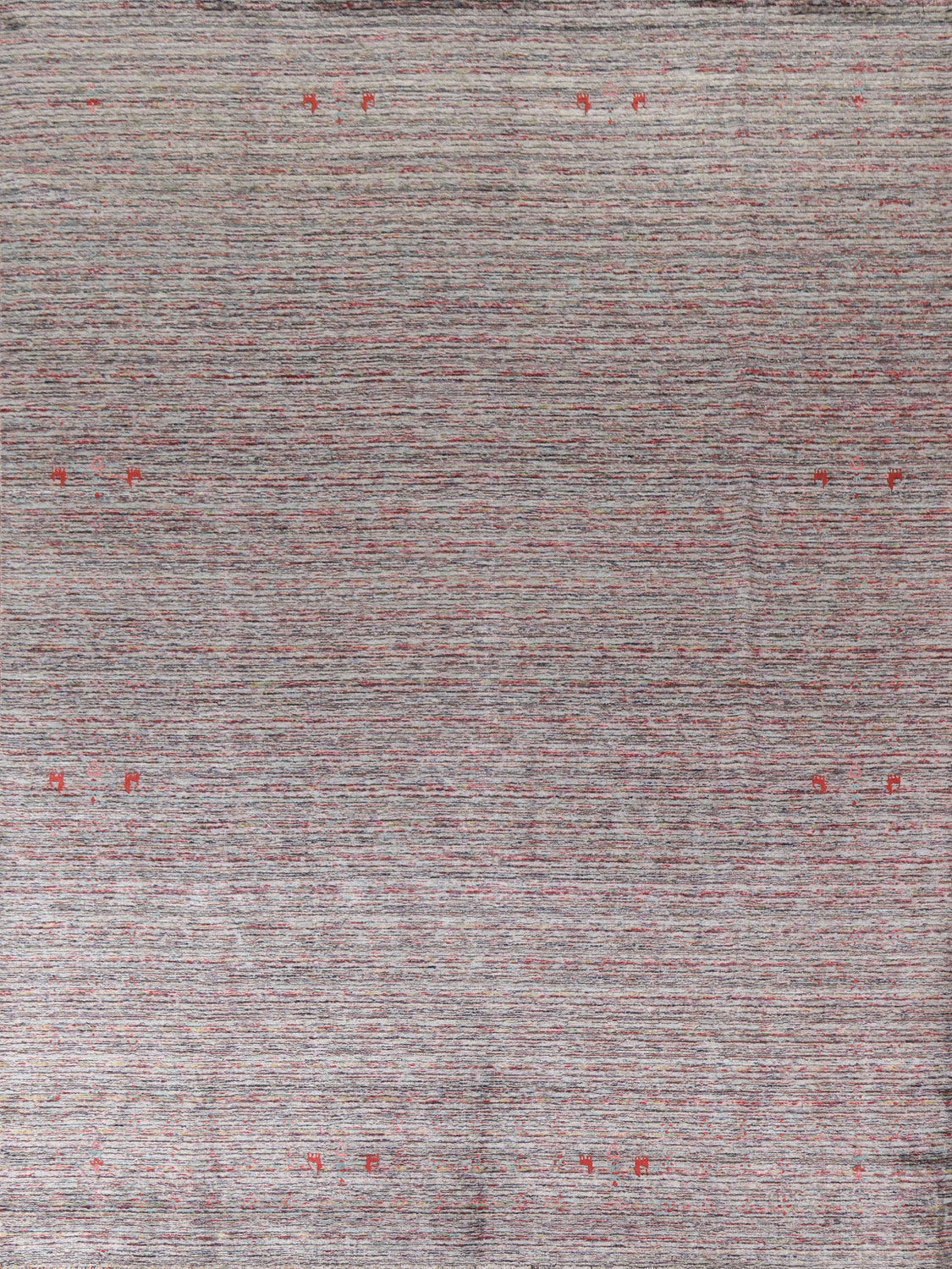 Striped Gabbeh Oriental Area Rug 8x10