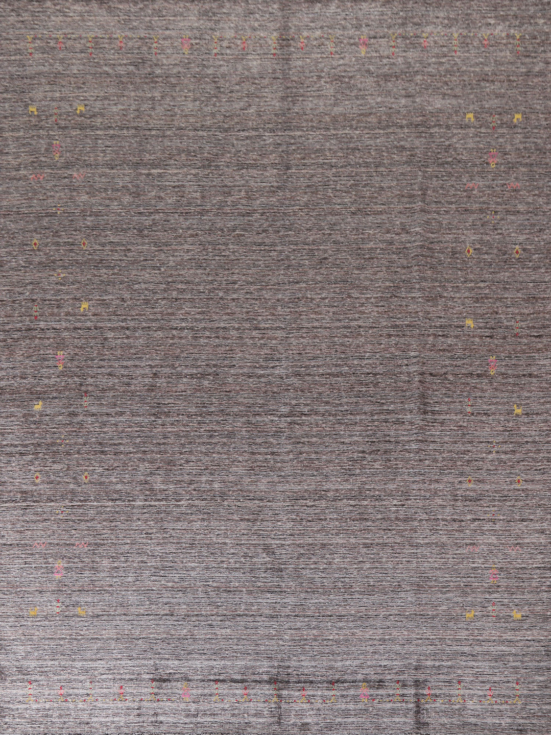 Striped Gabbeh Indian Area Rug 8x10