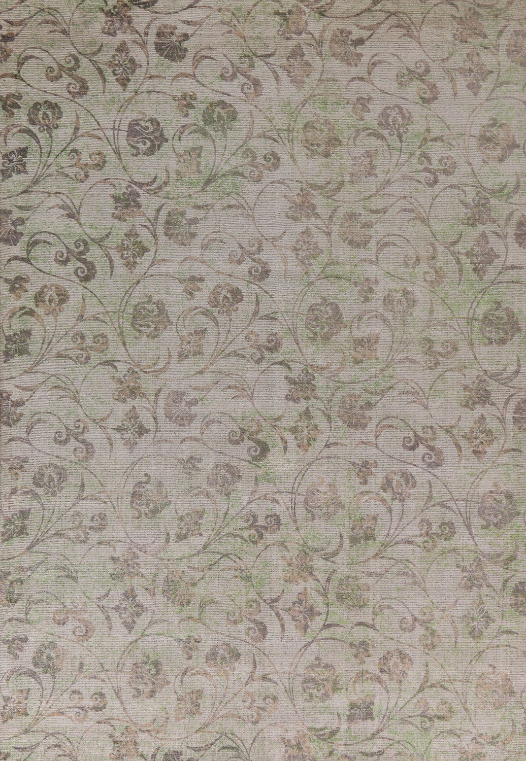 All-Over Floral Modern Oriental Area Rug 8x11
