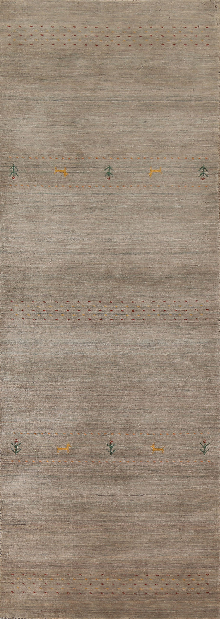 Tribal Gabbeh Indian Runner Rug 3x10