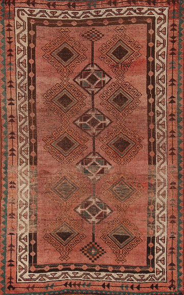 Antique Lori Persian Rug 4x7