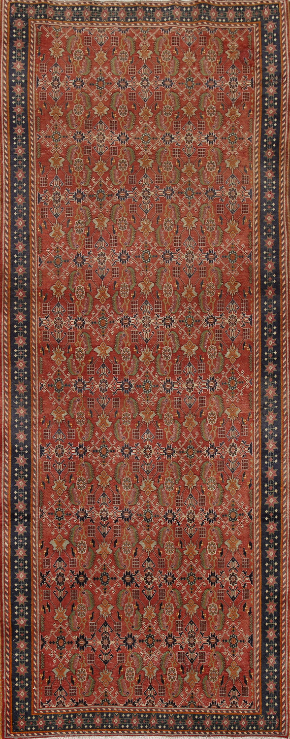 Vegetable Dye Shiraz Kashkoli Persian Runner Rug 3x10