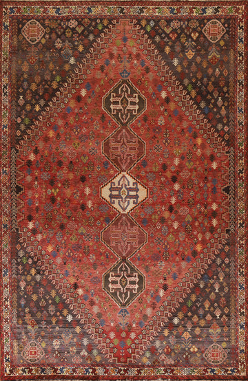 Vegetable Dye Shiraz Persian Area Rug 6x10