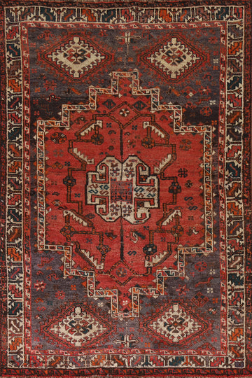 Geometric Shiraz Persian Area Rug 5x8