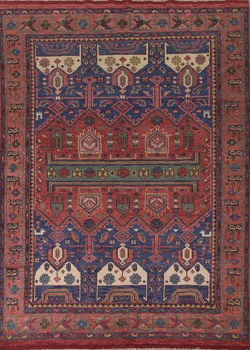 Geometric Sirjan Oriental Area Rug 8x10
