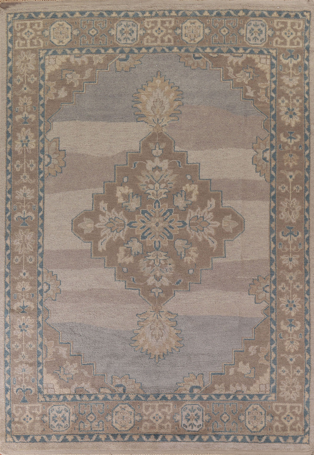 Geometric Oushak Oriental Area Rug 9x12