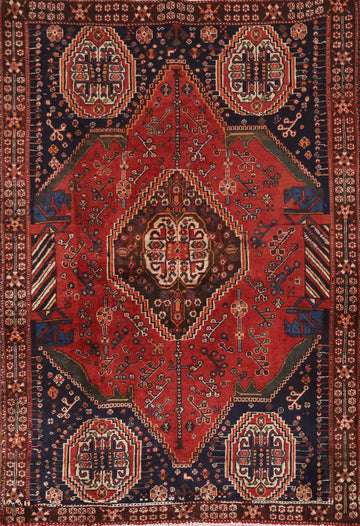 Vegetable Dye Shiraz Persian Rug 3x5