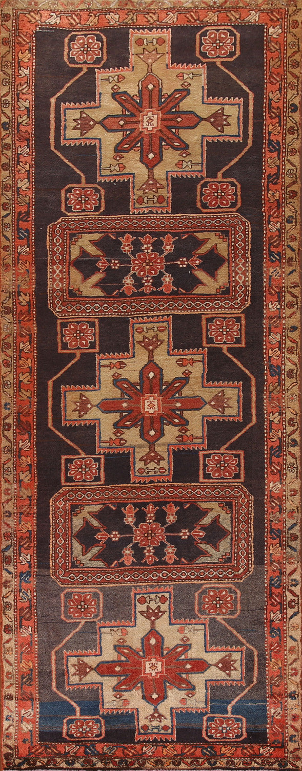 Handmade Ardebil Persian Runner Rug 4x11