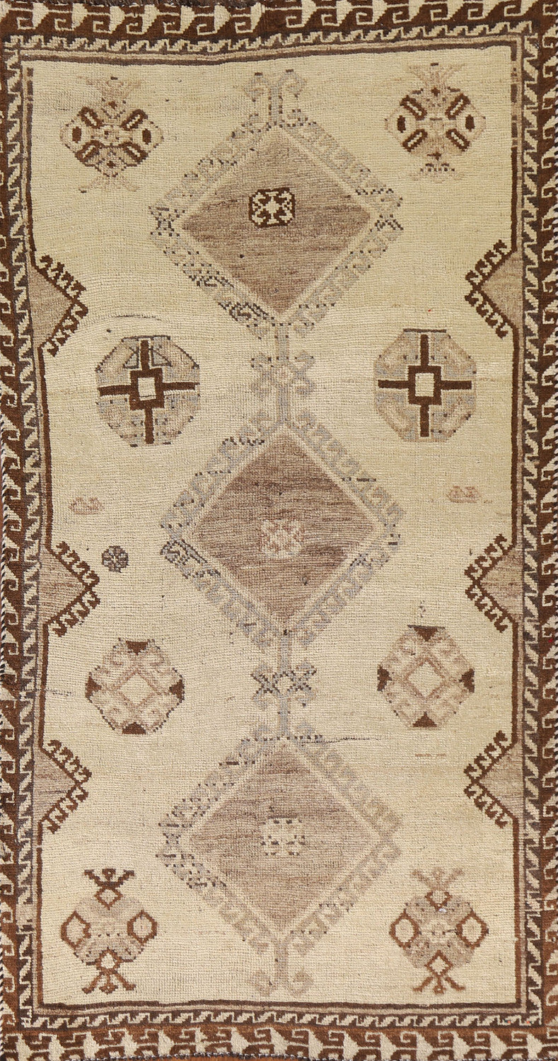 Geometric Gabbeh Persian Rug 3x6