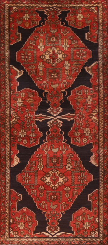 Handmade Ardebil Persian Runner Rug 4x11