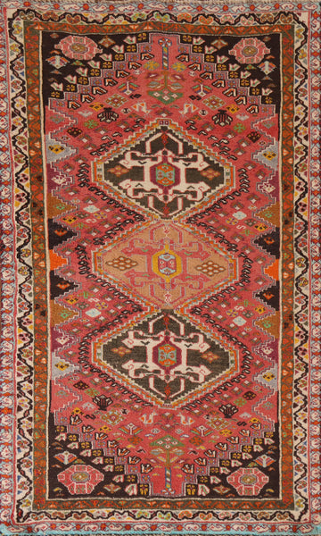 Vegetable Dye Shiraz Persian Rug 3x5