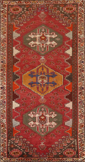 Geometric Shiraz Persian Runner Rug 2x5