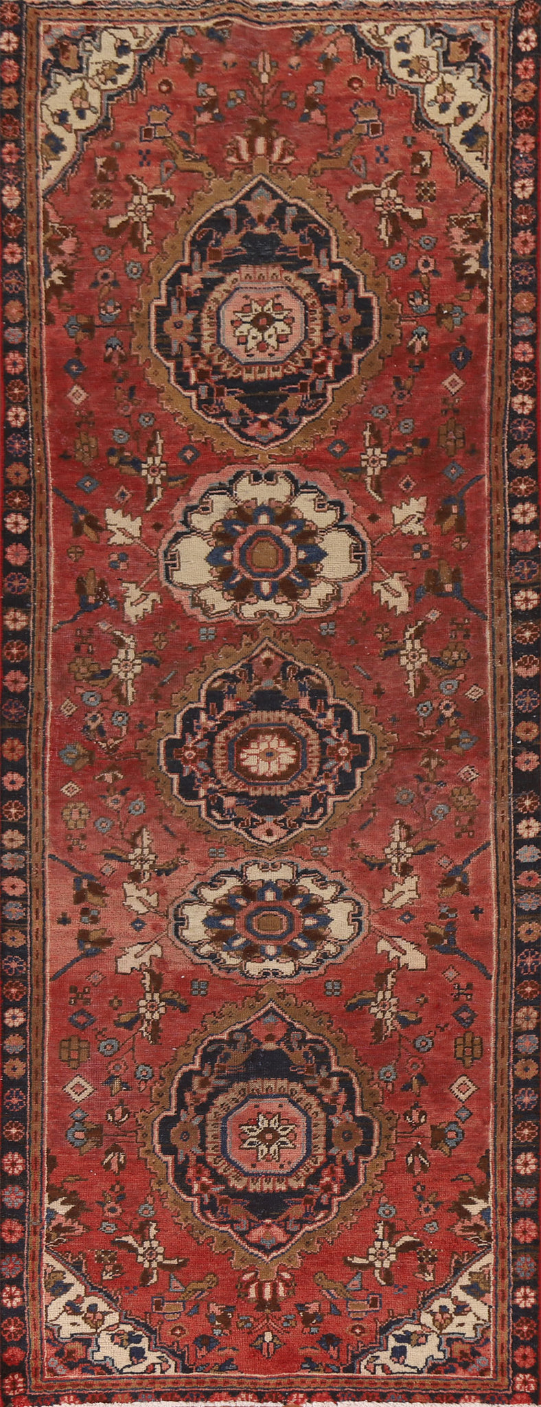 Handmade Wool Tabriz Persian Runner Rug 3x10