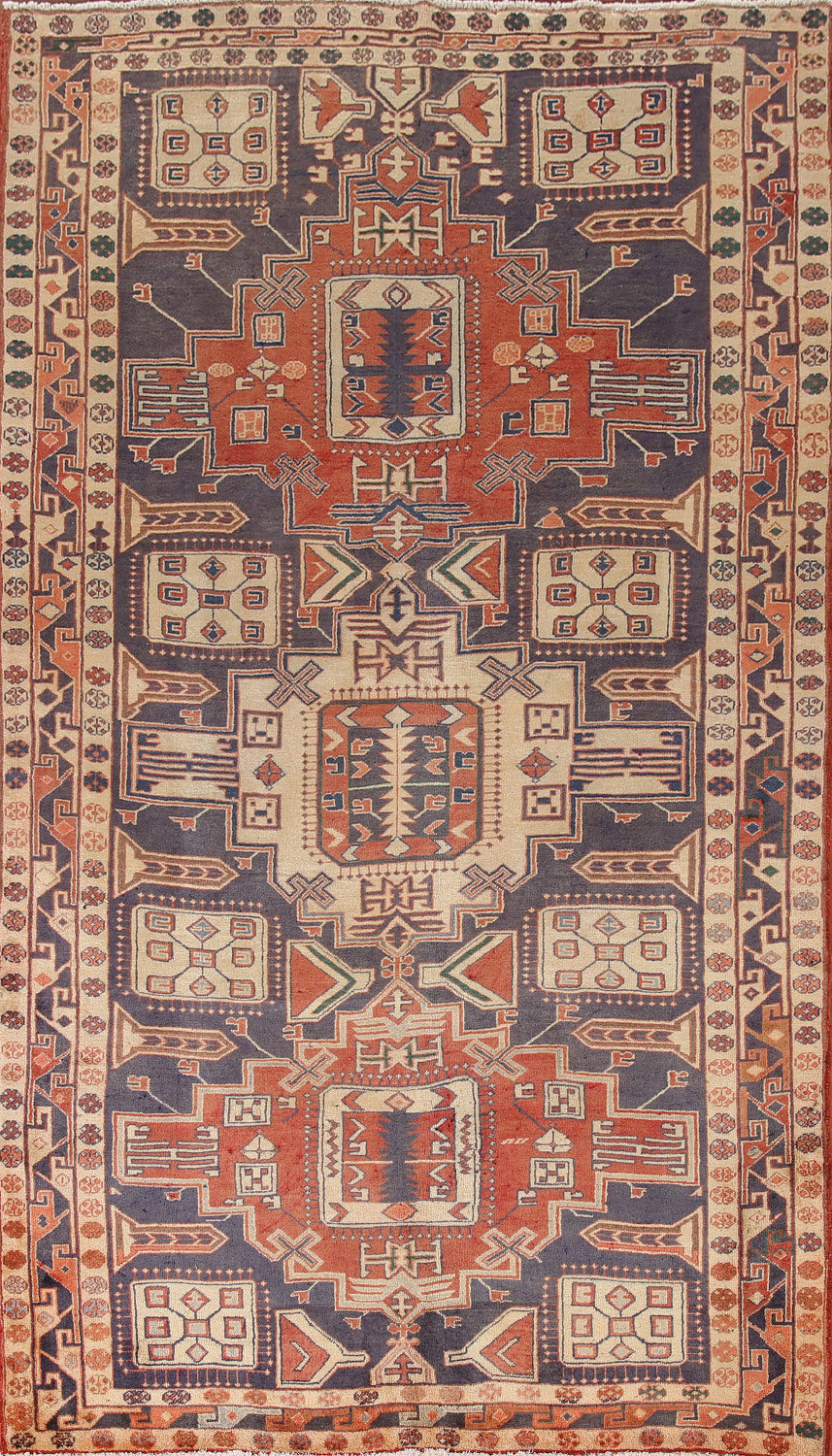 Vegetable Dye Meshkin Persian Area Rug 5x9