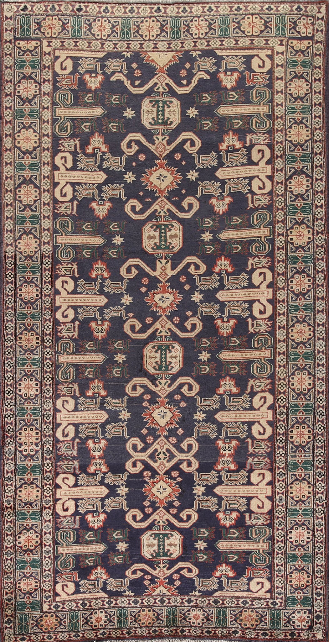Vegetable Dye Ardebil Persian Living Room Rug 5x10