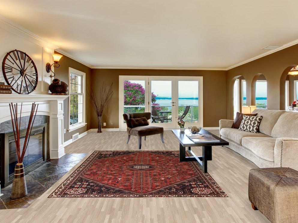 Vegetable Dye Shiraz Persian Area Rug 7x9