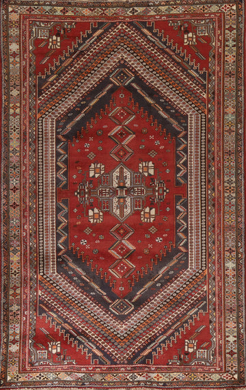 Vegetable Dye Shiraz Persian Area Rug 6x10