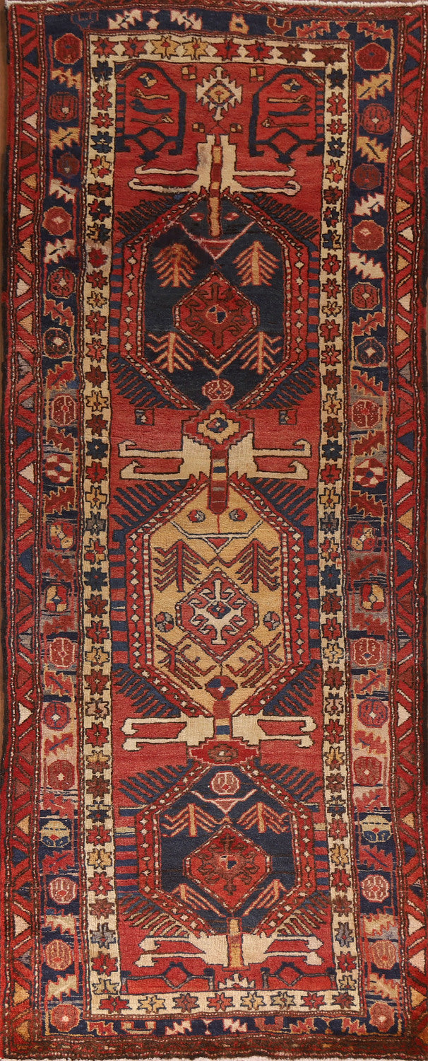 Vegetable Dye Ardebil Persian Runner Rug 3x10