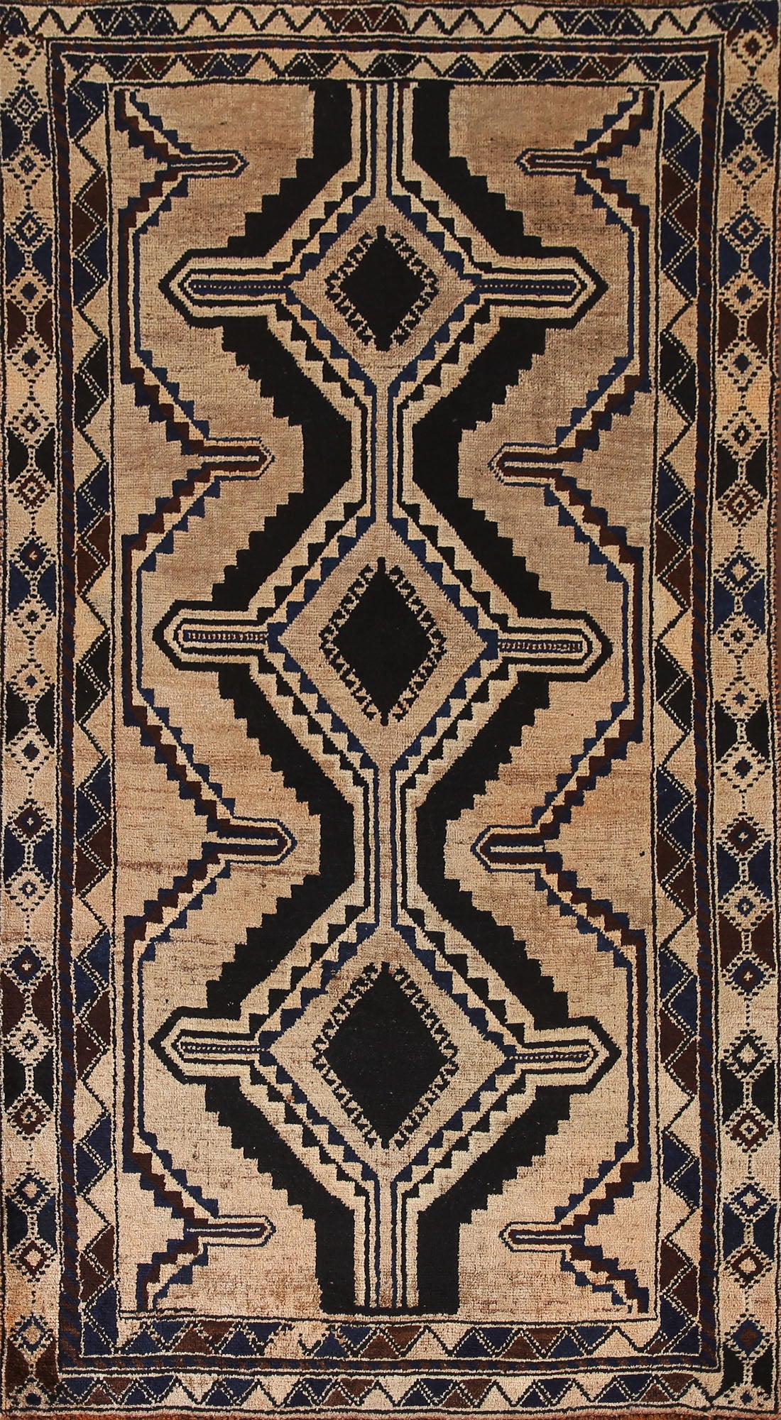 Vegetable Dye Lori Persian Rug 4x8