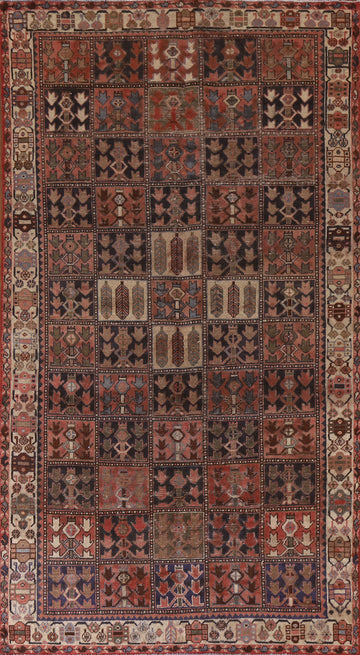 Garden Design Bakhtiari Persian Area Rug 5x9