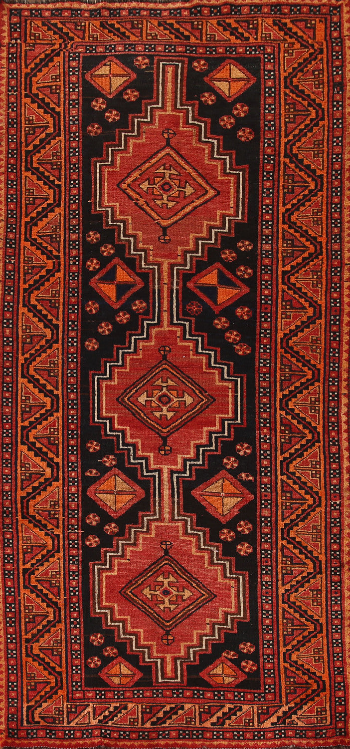 Vintage Wool Lori Persian Runner Rug 4x10
