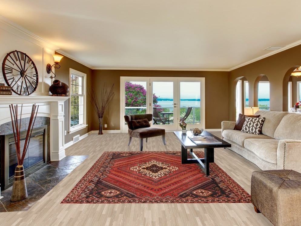 Vegetable Dye Shiraz Persian Area Rug 7x10