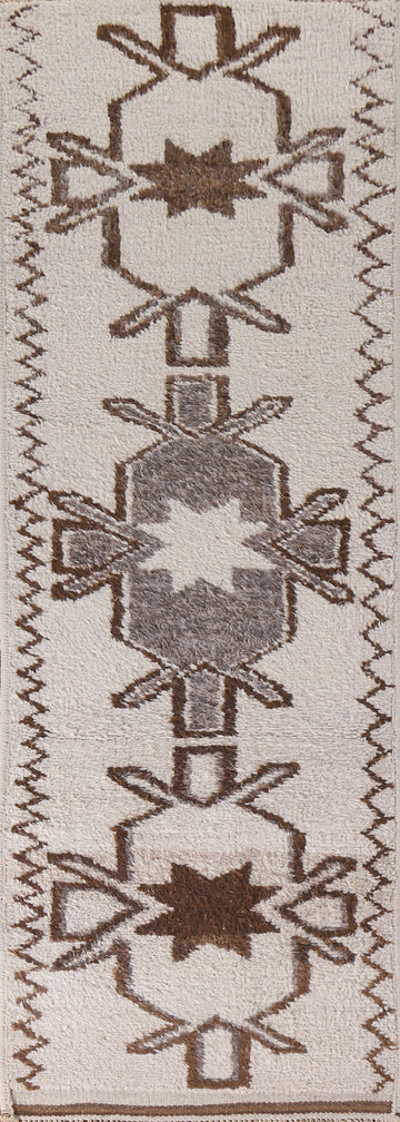 Natural Dye Anatolian Turkish Runner Rug 3x12