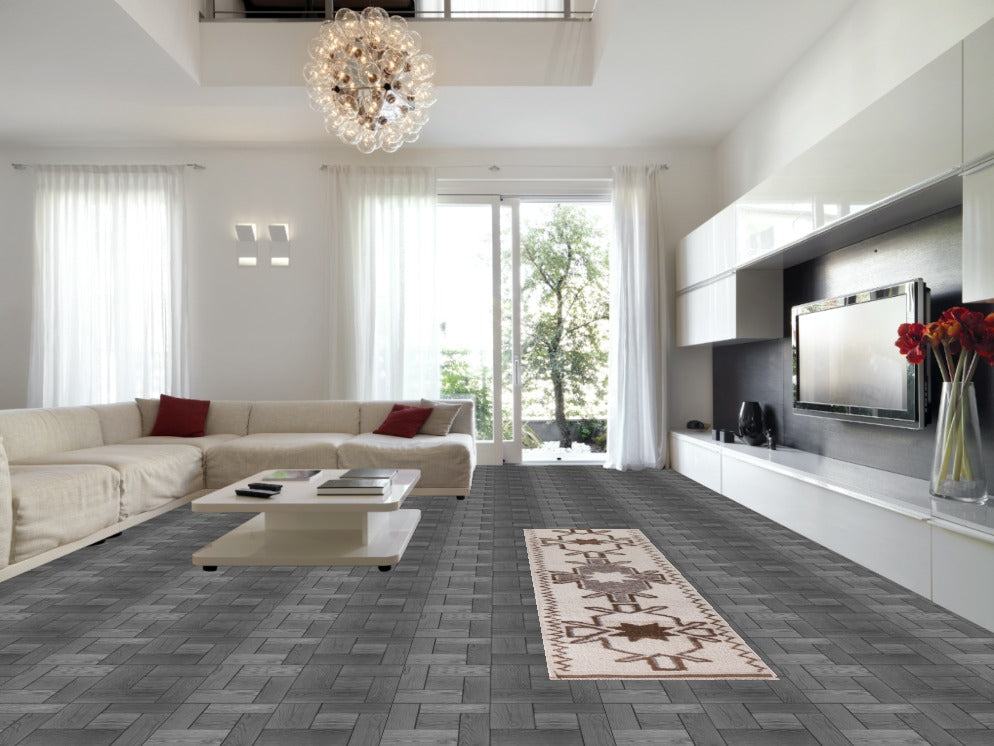 Natural Dye Anatolian Turkish Runner Rug 3x12