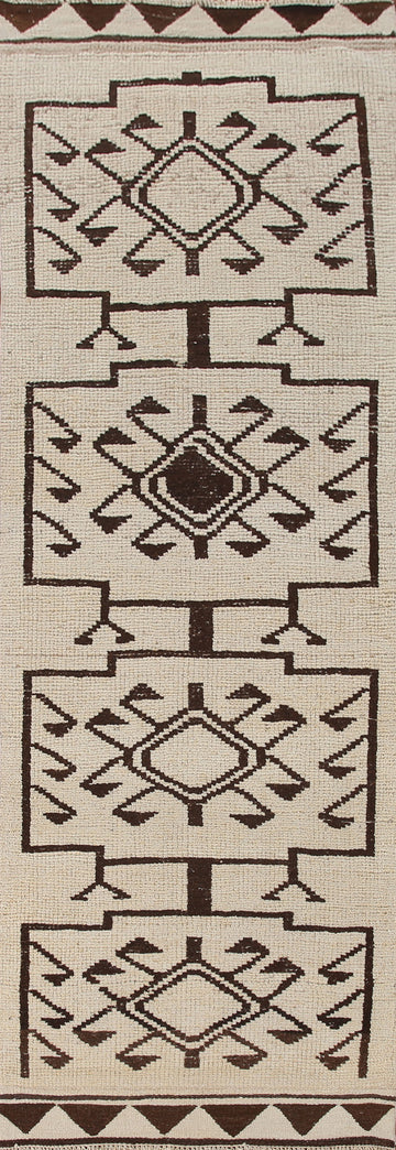 Natural Dye Plush Anatolian Turkish Runner Rug 3x12