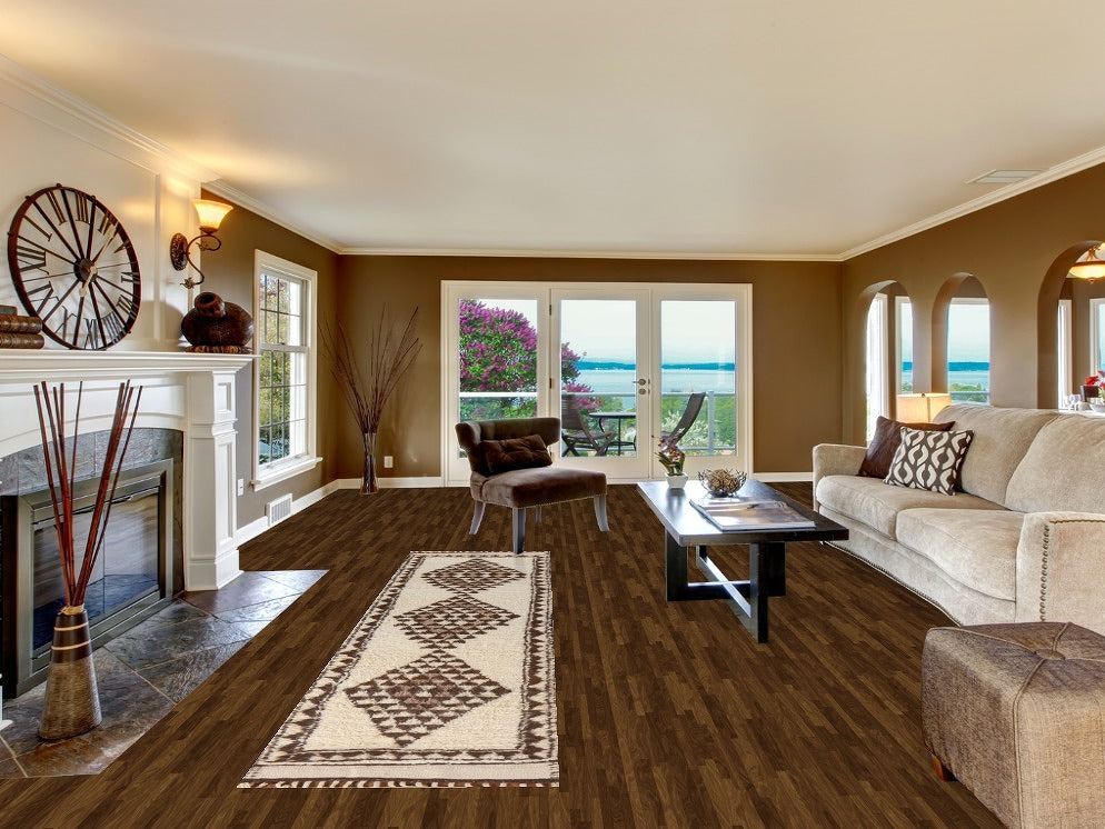 Natural Dye Anatolian Turkish Runner Rug 3x11