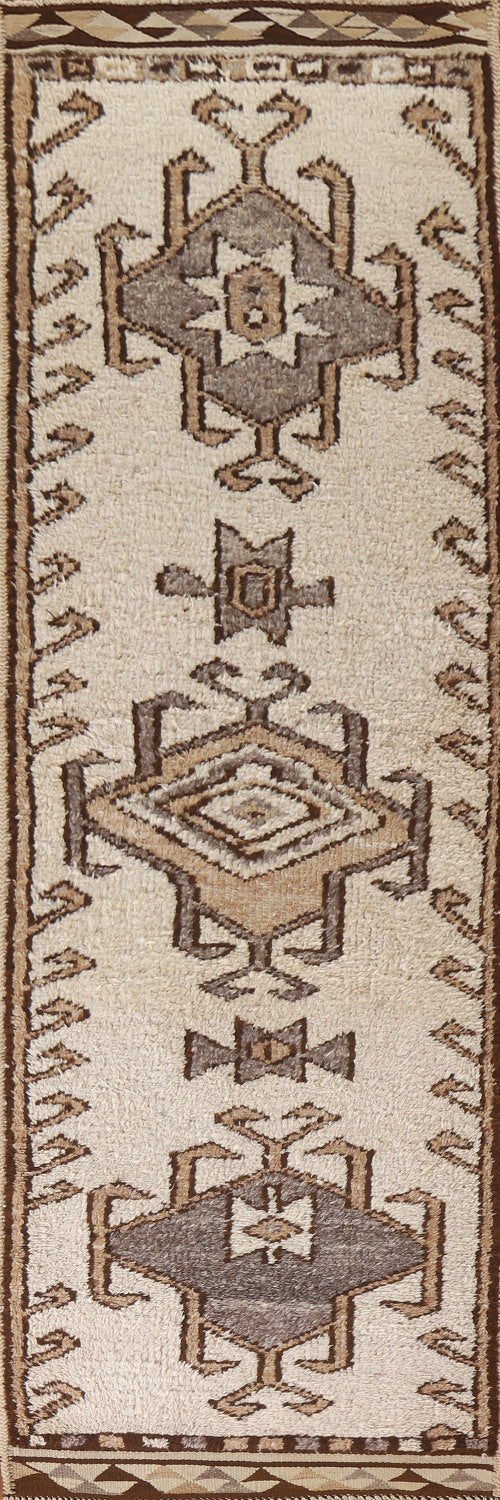 Geometric Anatolian Turkish Natural Dye Rug 3x12