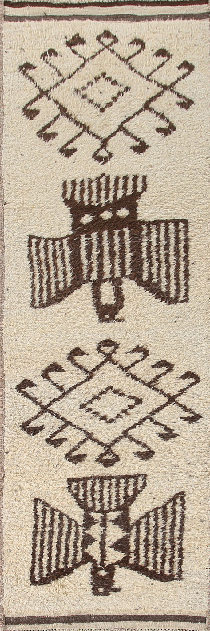 Natural Dye Anatolian Turkish Runner Rug 3x12