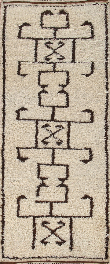 Natural Dye Anatolian Turkish Runner Rug 3x10