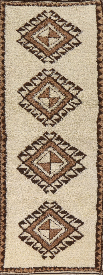 Turkish Anatolian Natural Dye Runner Rug 4x11