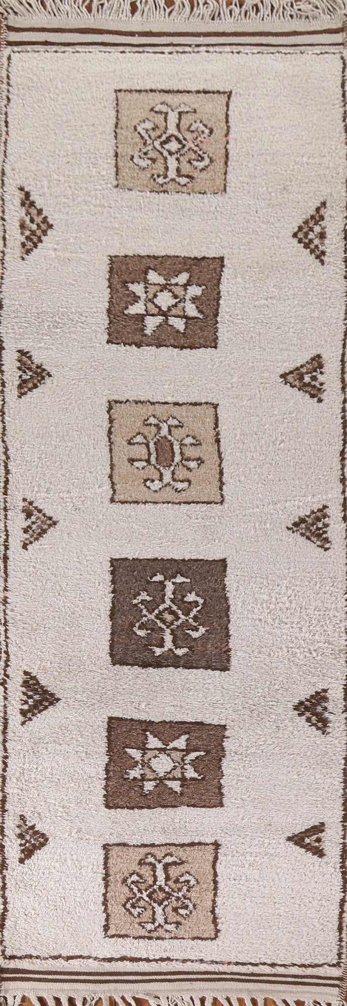 Natural Dye Anatolian Turkish Runner Rug 3x12
