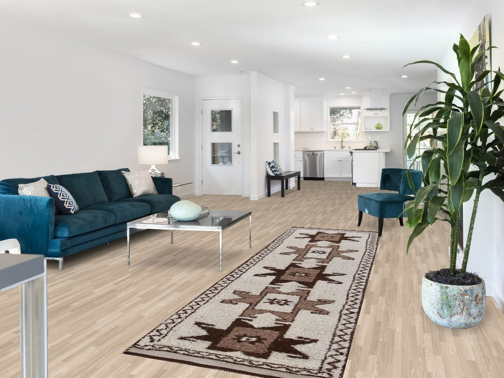Natural Dye Anatolian Oriental Runner Rug 3x11