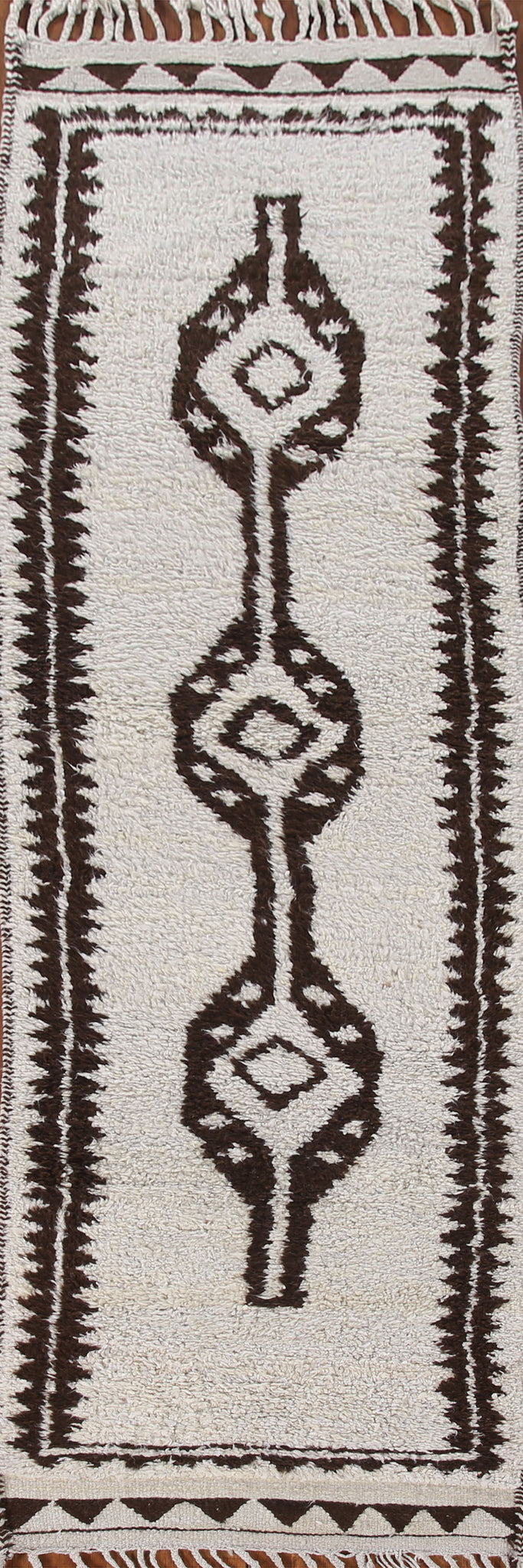 Plush Turkish Anatolian Wool Runner Rug 3x11