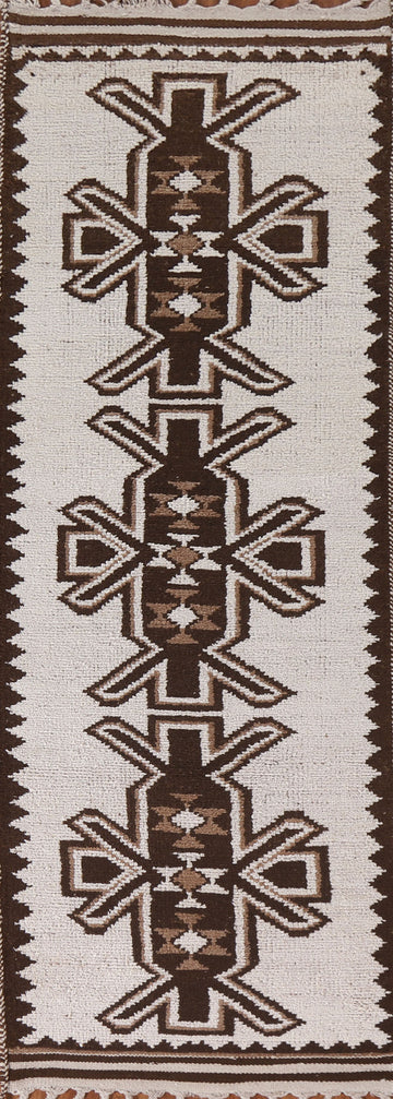 Natural Dye Anatolian Turkish Runner Rug 3x11