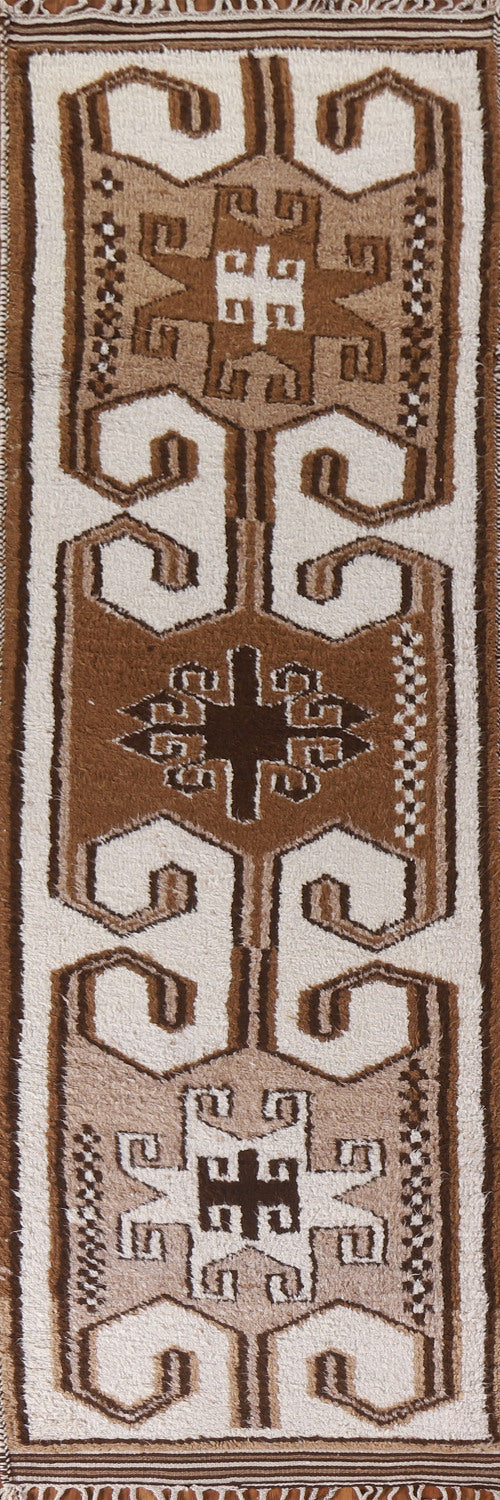 Plush Turkish Anatolian Wool Runner Rug 4x13