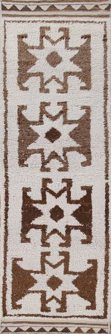 Plush Turkish Anatolian Wool Runner Rug 3x11