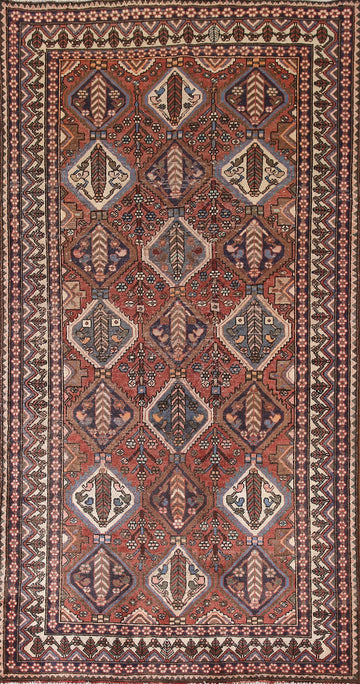 Handmade Wool Bakhtiari Persian Area Rug 5x10