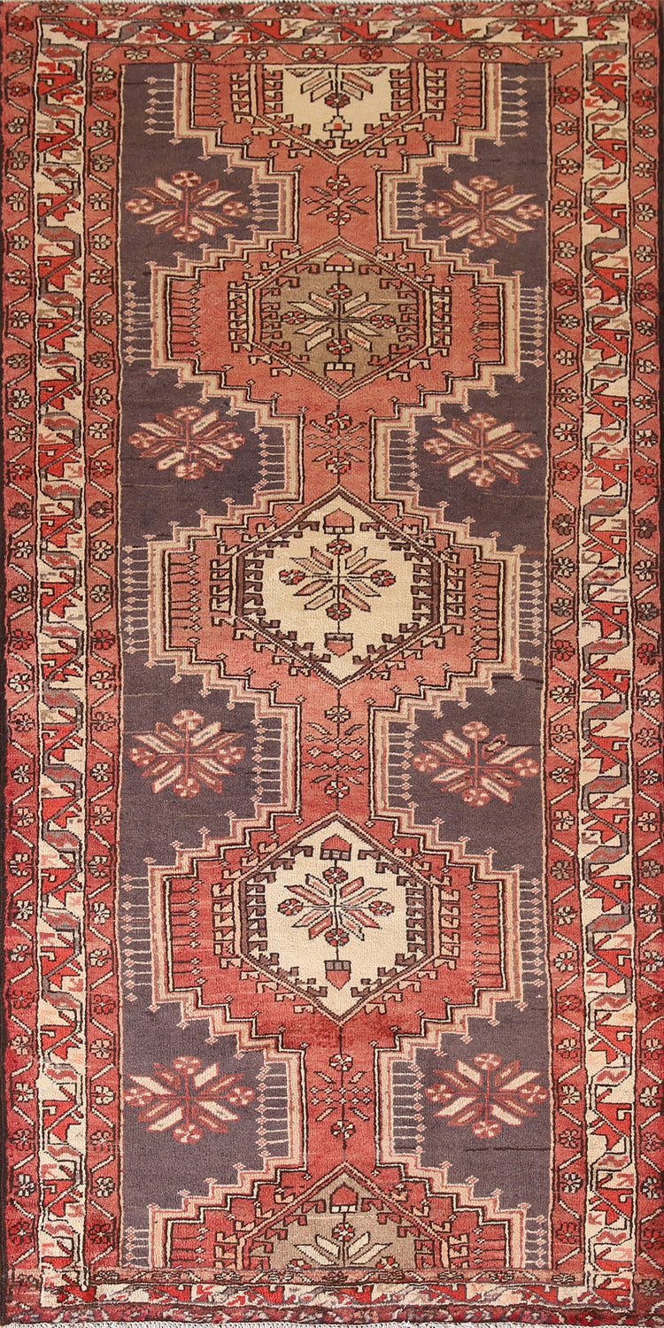 Geometric Ardebil Persian Runner Rug 4x9