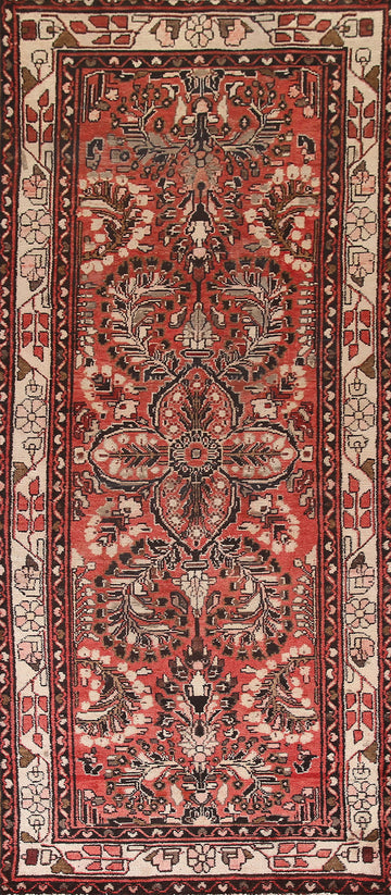 Vintage Floral Lilian Persian Runner Rug 4x10