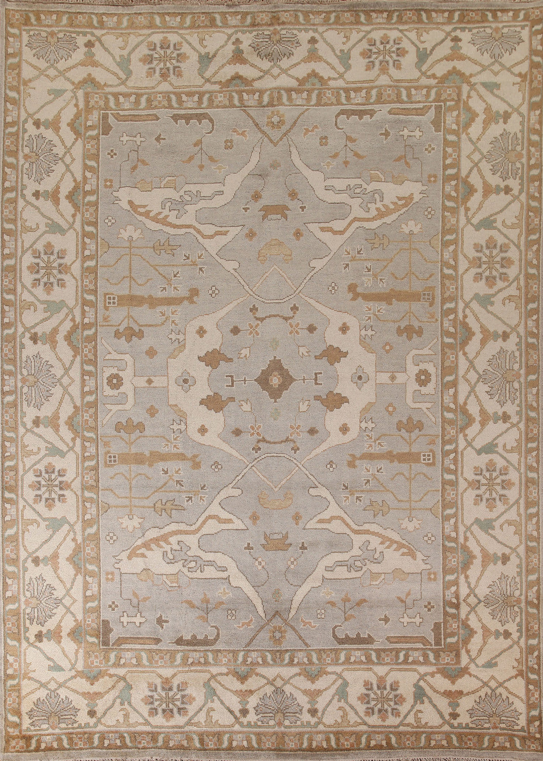 Handmade Oushak Oriental Area Rug 9x12