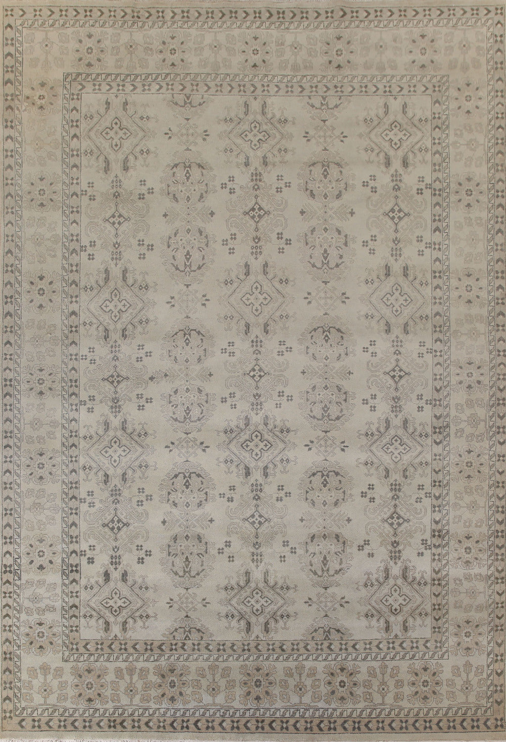 Handmade Oushak Indian Large Rug 10x14