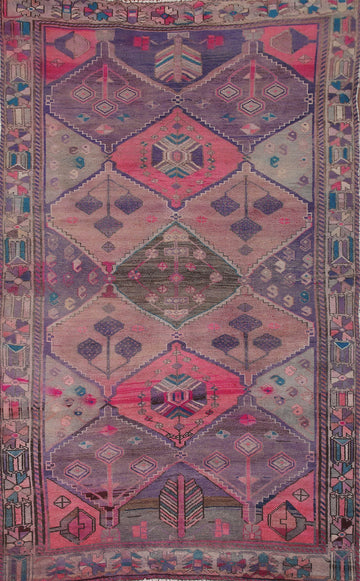 Over-Dyed Wool Bakhtiari Persian Area Rug 6x9