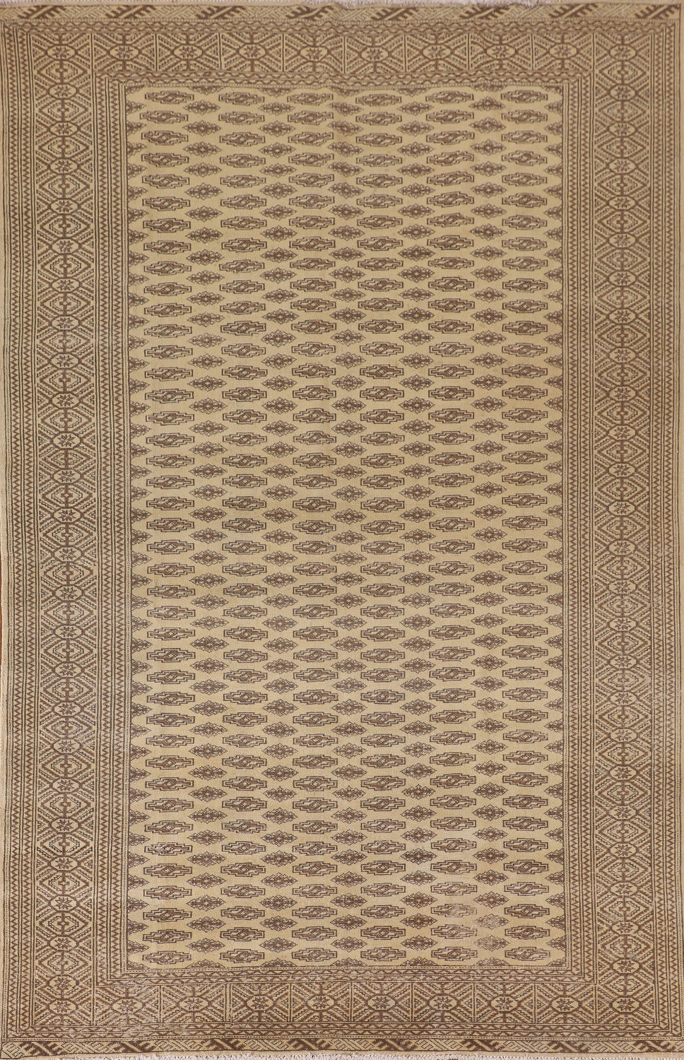 Geometric Turkoman Persian Area Rug 7x10