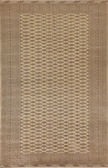 Geometric Turkoman Persian Area Rug 7x10