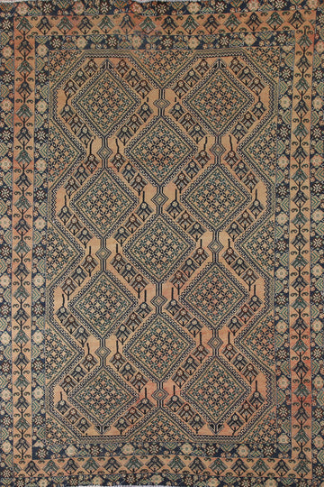 Handmade Bakhtiari Persian Area Rug 7x10