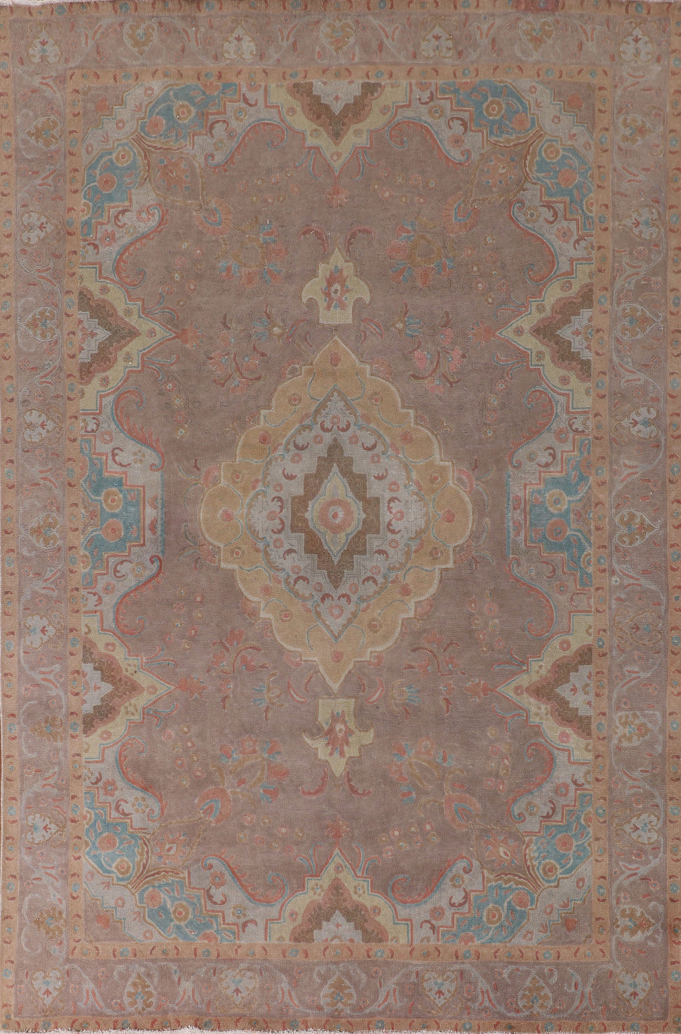 Over-Dyed Tabriz Persian Area Rug 8x11